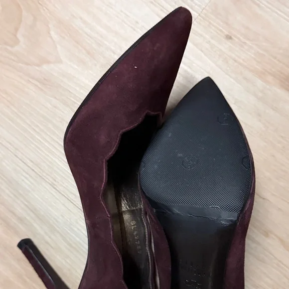 Stuart Weitzman Burgundy Heels - Picture 12 of 16